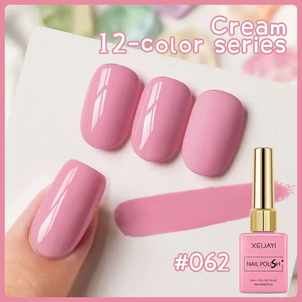 12 Colors UV LED Gel Nail Polish