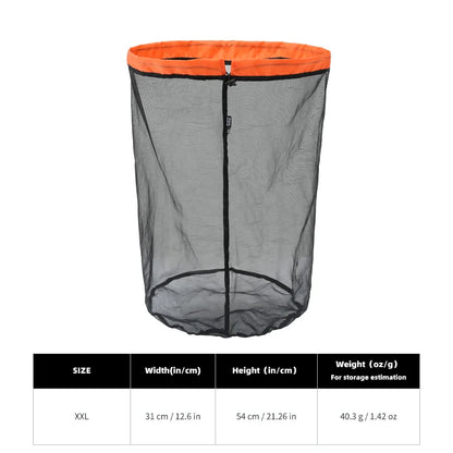 Ultralight Mesh Drawstring Stuff Sack Set