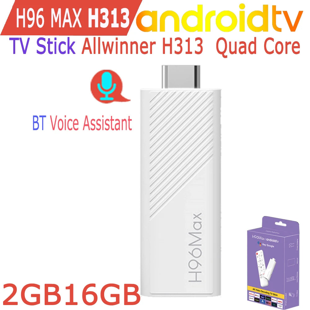 H96 Max H313TS Android 4K Smart TV Stick