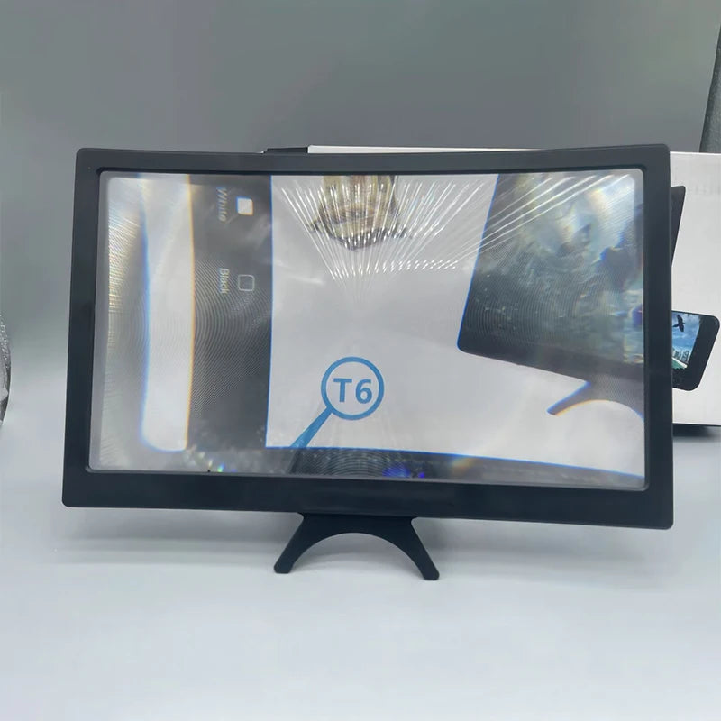 12-Inch HD Smartphone Screen Magnifier with Folding Stand