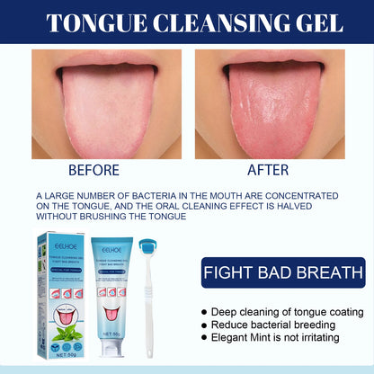 Tongue Cleaning Gel & Brush Kit