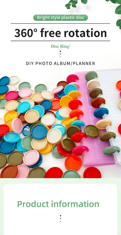 Plastic Disc Binding Rings for Planners & Notebooks