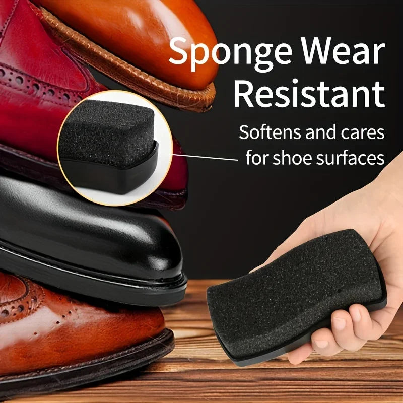 Quick Shoe Cleaning & Polishing Sponge