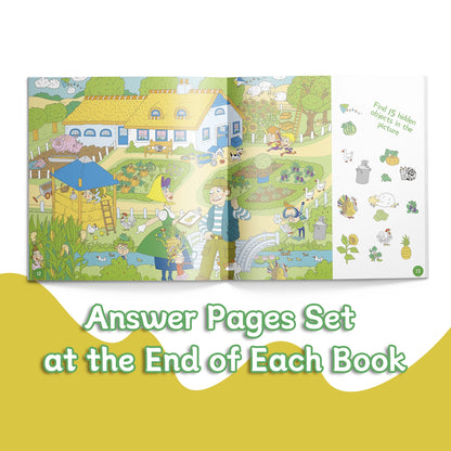 6 Books Set Focus Quest Activity Books for Kids
