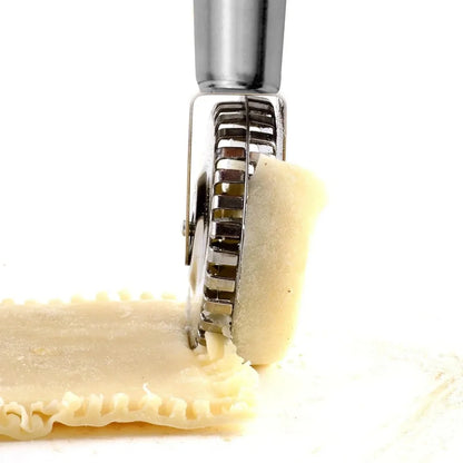 Stainless Steel Pastry Roller Cutter & Edge Sealing Wheel
