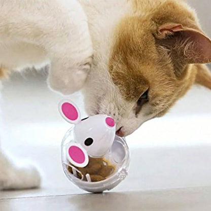 Rolling Mouse Treat Dispenser Toy for Cats & Dogs