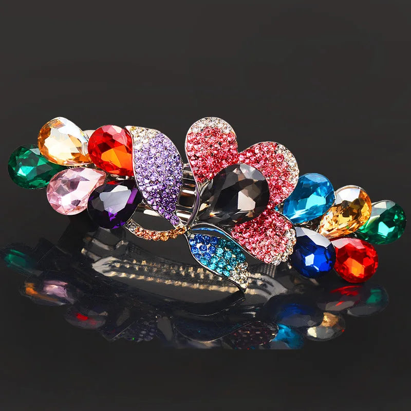 Women’s Rhinestone Hair Barrette Clip