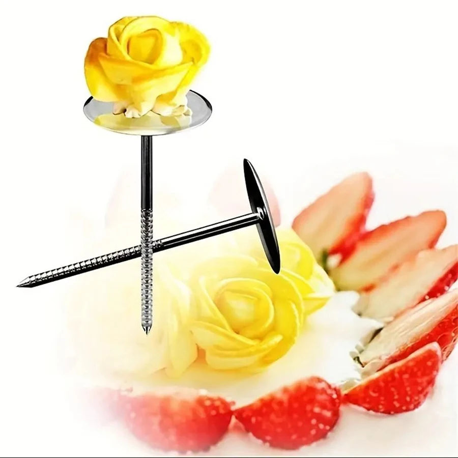 Cake Decorating Kit with Piping Bags, Stainless Steel Tips & Couplers