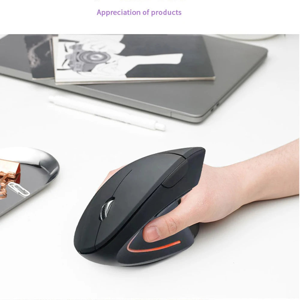 Vertical Bluetooth & 2.4G Ergonomic Computer Mouse