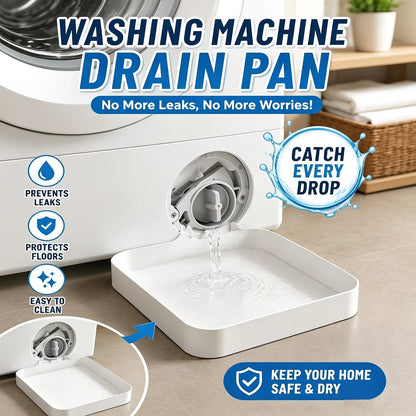 Washing Machine Drainage Tray for Lint Filter Cleaning