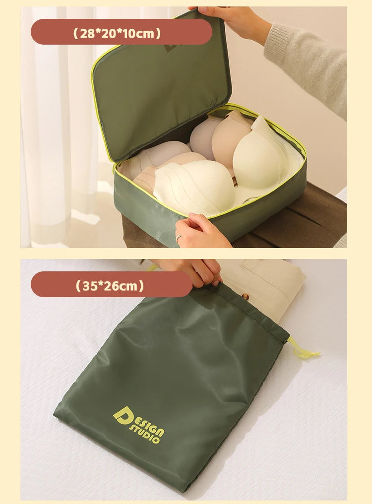 Travel Packing Cube Organiser Set