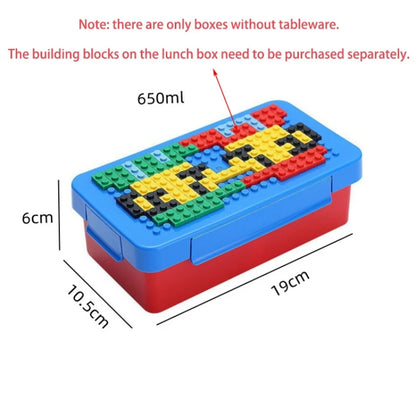 Portable Building Block Lunch Box for Kids