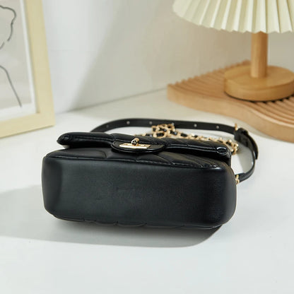 Quilted Chain Crossbody Shoulder Bag