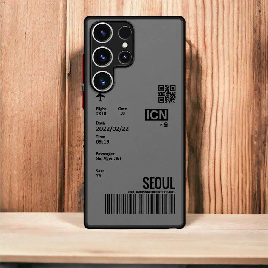Samsung Galaxy Case Travel Tickets