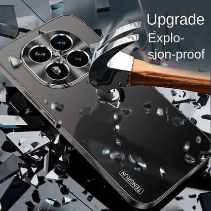 Matte Metallic Paint Shock Resistant Case For Redmi Note