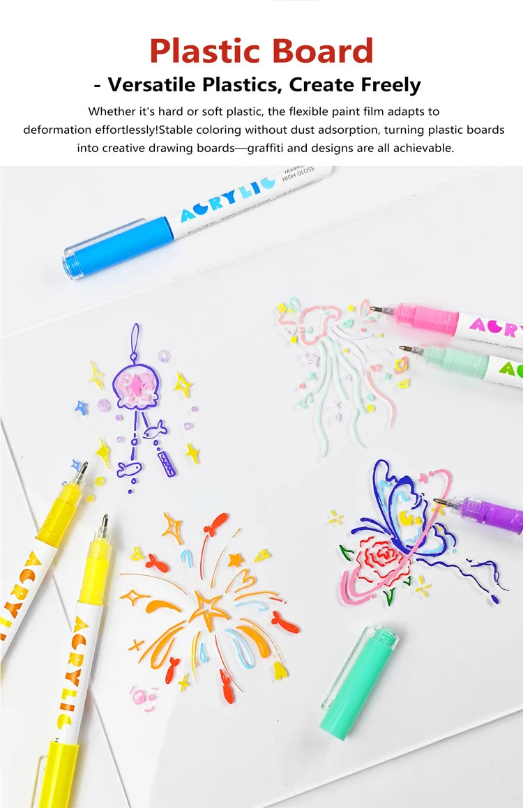 High Gloss Acrylic Paint Markers