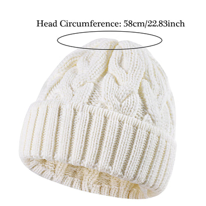 Winter Knitted Warm Beanie Hat