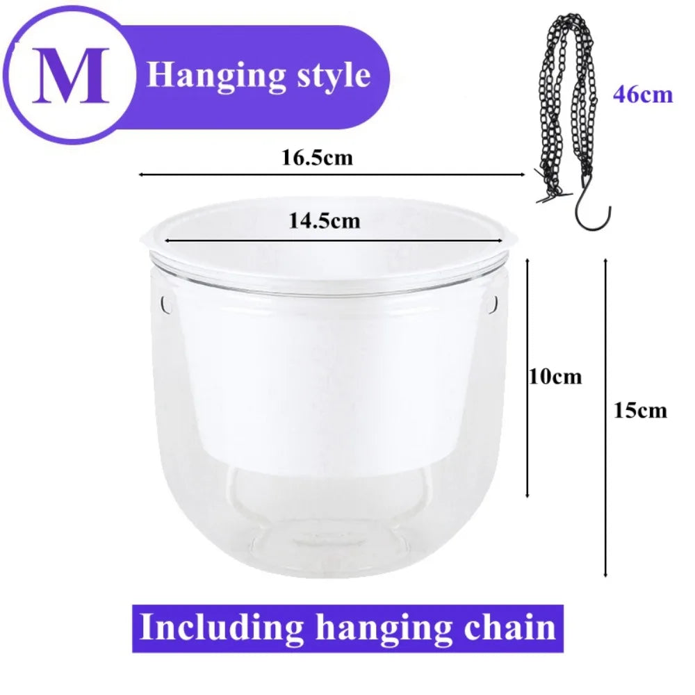 Self-Watering Hanging Planter Pot