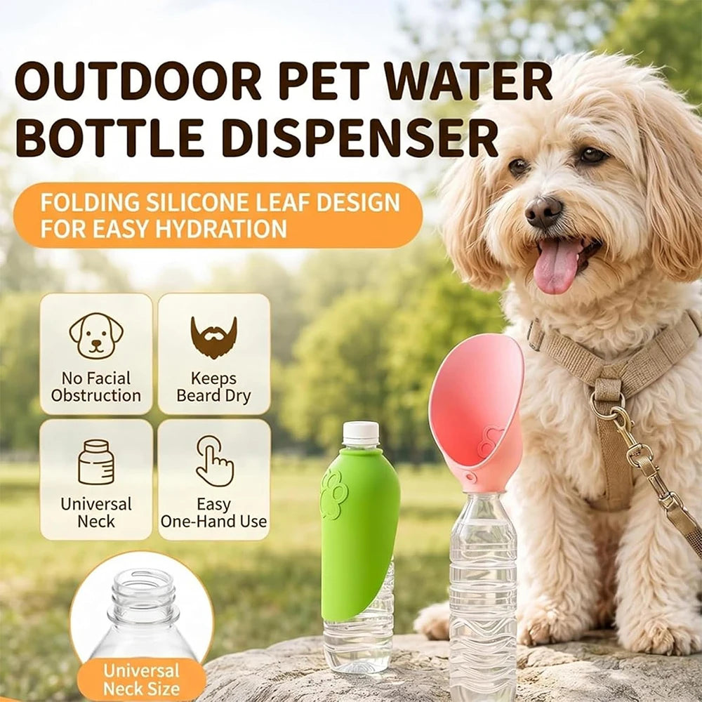 Portable Dog Water Bottle Adapter