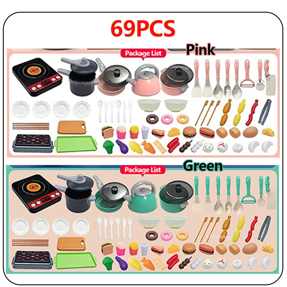 Kids Pretend Kitchen Set