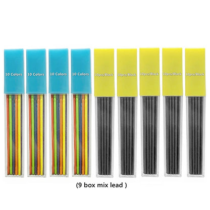 2.0mm Mechanical Pencil Set with 2B Leads & Sharpener
