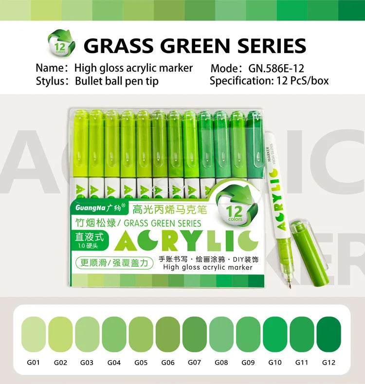 High Gloss Acrylic Paint Markers