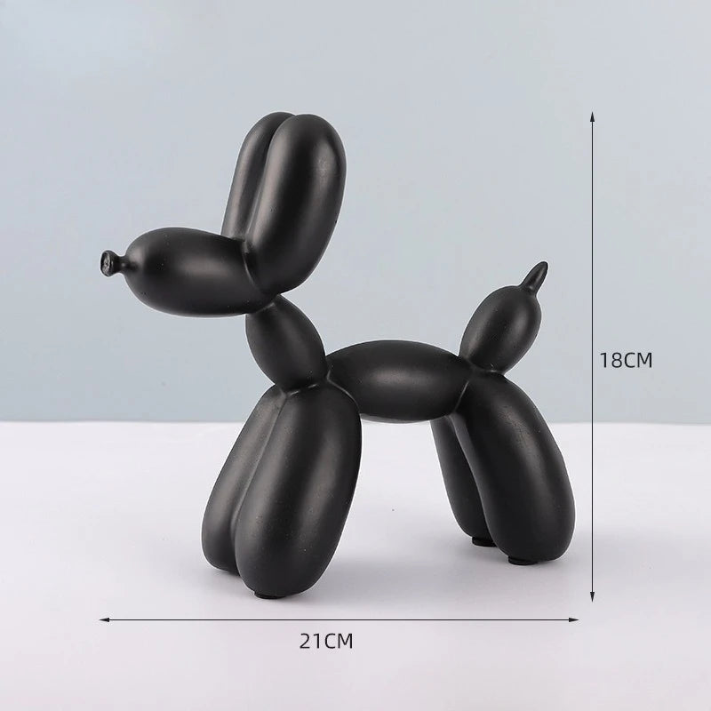 Nordic Balloon Dog Resin Figurine