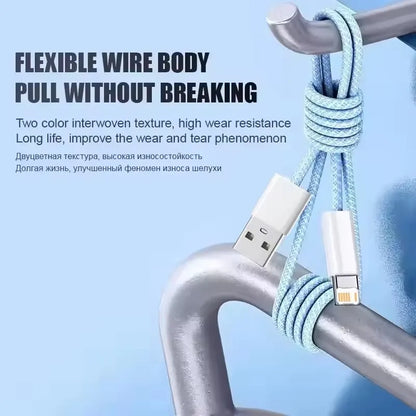 Braided USB-A to Lightning Fast Charging Cable