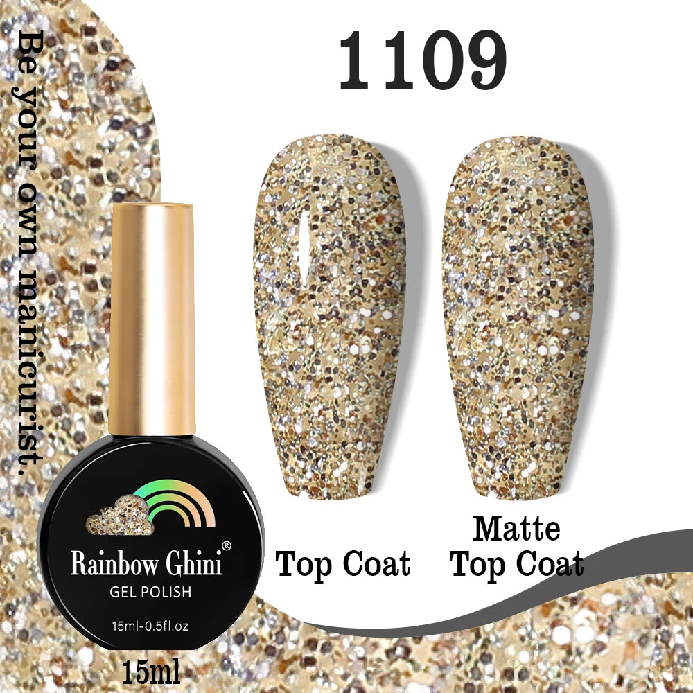 Rainbow Ghini 15ML HEMA & TPO Free Gel Nail Polish