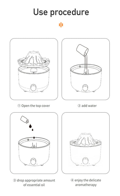 Volcano Flame Aroma Diffuser
