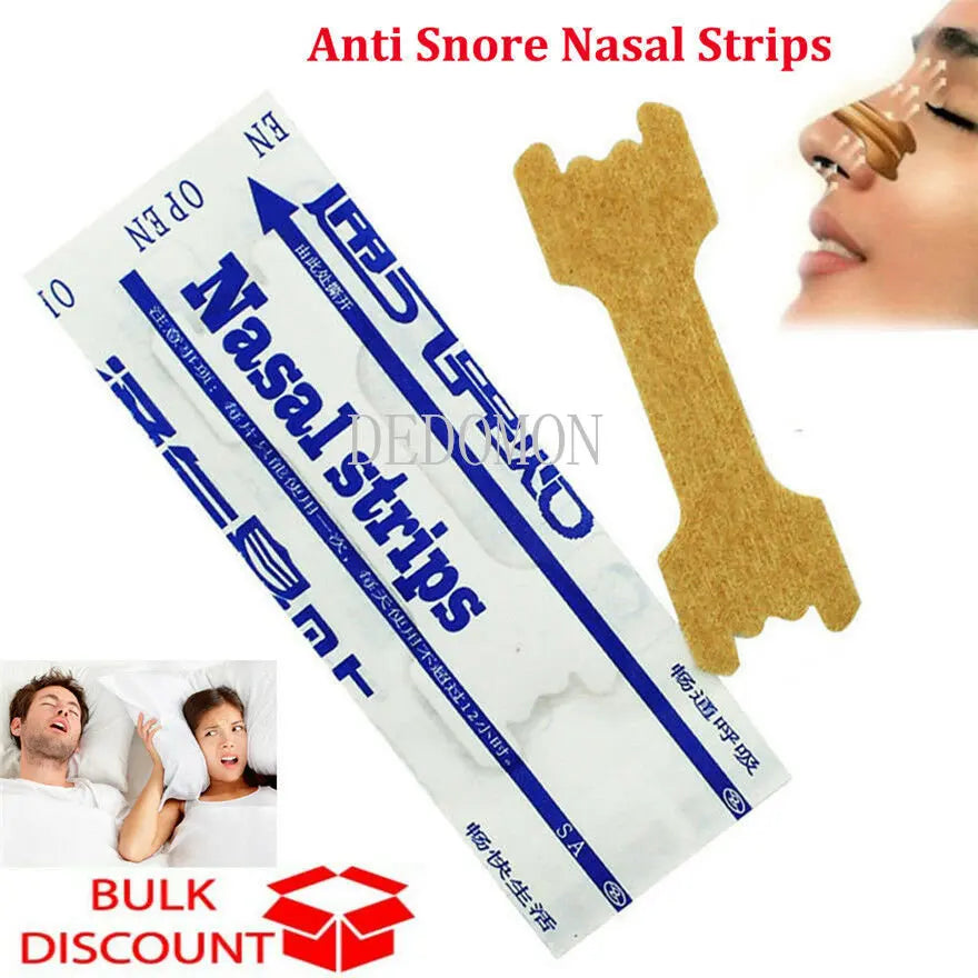 50 Pcs Breathe Nasal Anti Snoring Strips