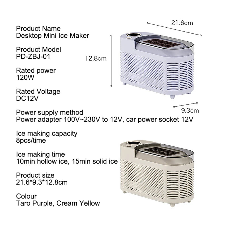 Portable Mini Ice Maker