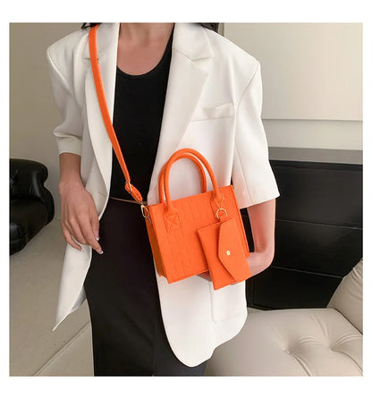 Shoulder Diagonal Two-Piece Bag