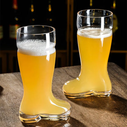 Boot-Shaped Beer Glass