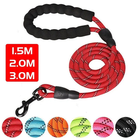 Reflective Heavy Duty Dog Leash with Padded Handle