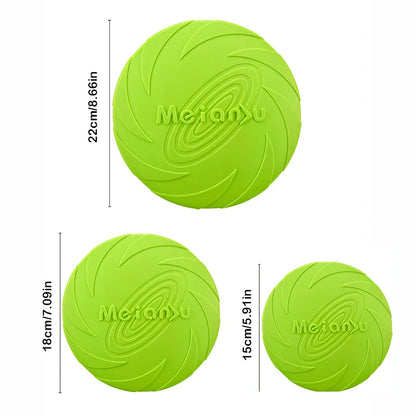 Flexible Silicone Dog Frisbee for Interactive Outdoor Play