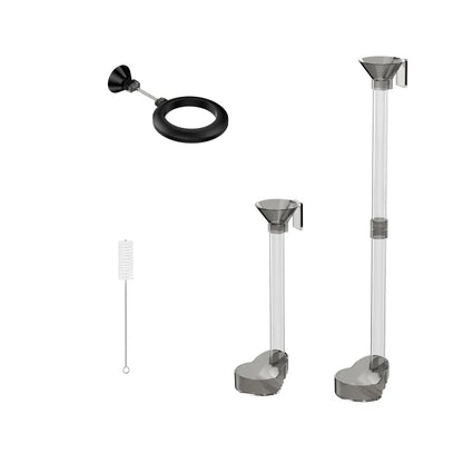 Telescopic Aquarium Feeding Tube with Floating Feeding Ring