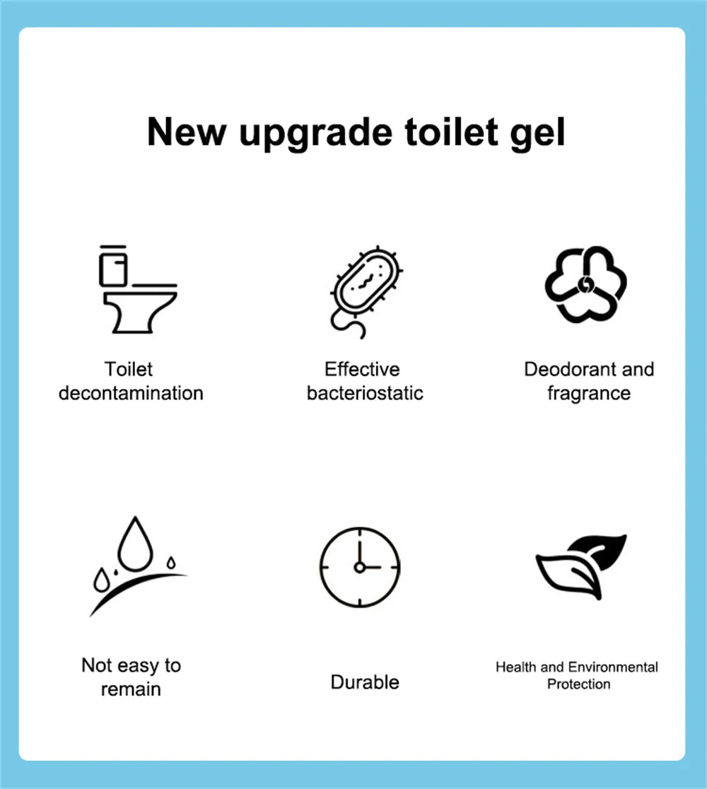 Flower Toilet Cleaning Gel
