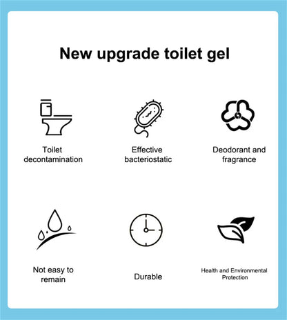 Flower Toilet Cleaning Gel