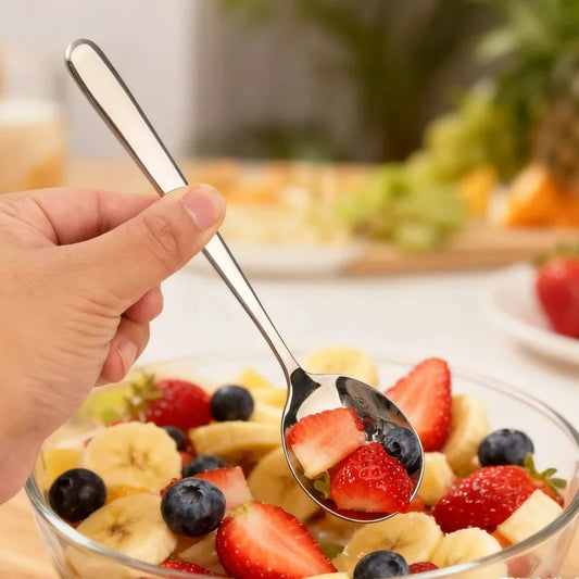 Stainless Steel Long Handle Soup Spoon