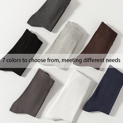 Men’s Cotton Business Casual Socks 5 Pairs