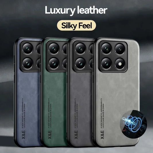 Luxury Leather Mobile Phone Case For Xiaomi