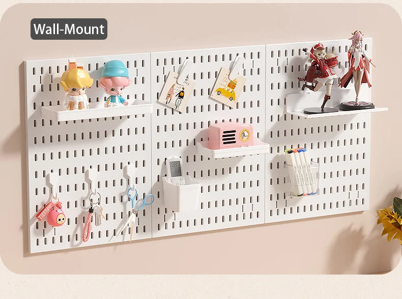 Adjustable Desktop Pegboard Organizer