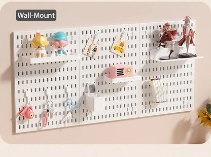 Desktop Pegboard Organizer Panel