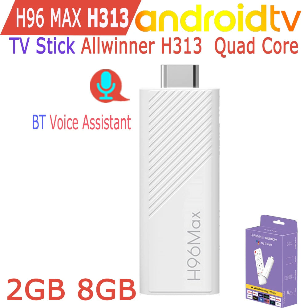 H96 Max H313TS Android 4K Smart TV Stick