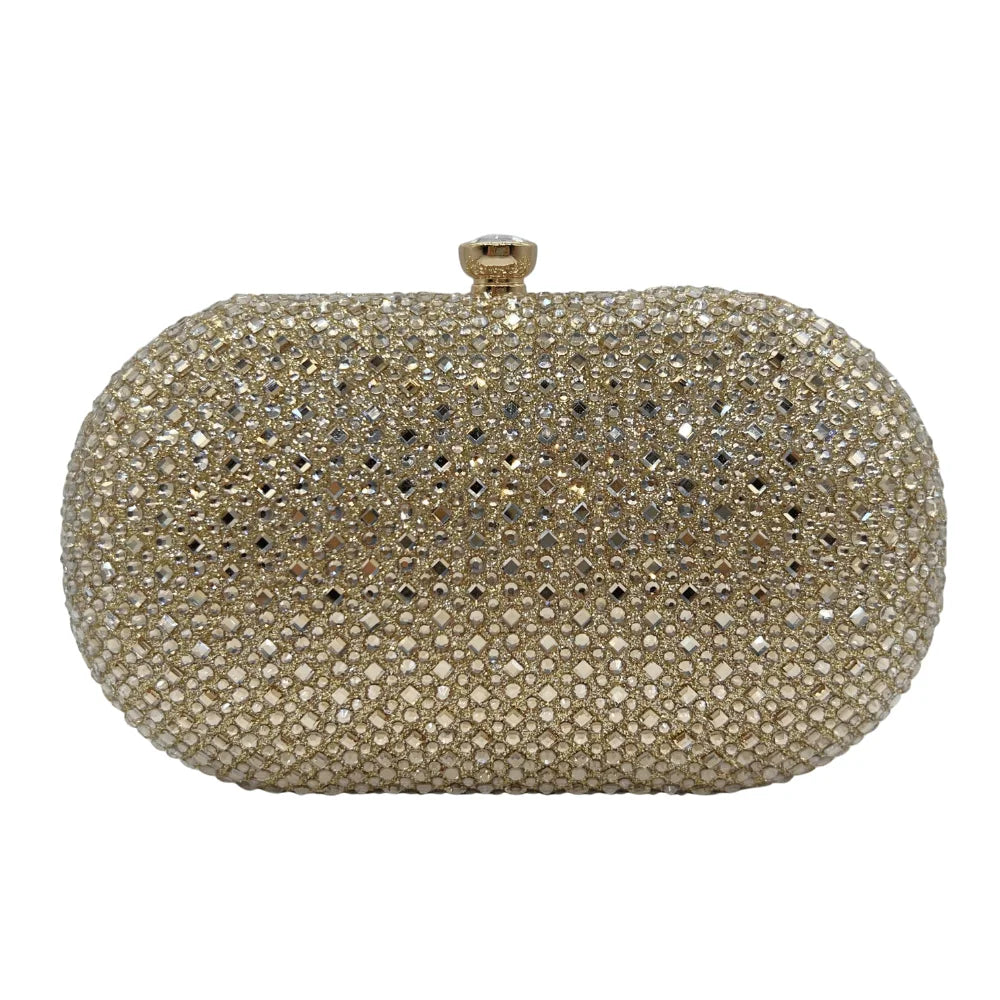 Luxury Rhinestone Evening Clutch Bag