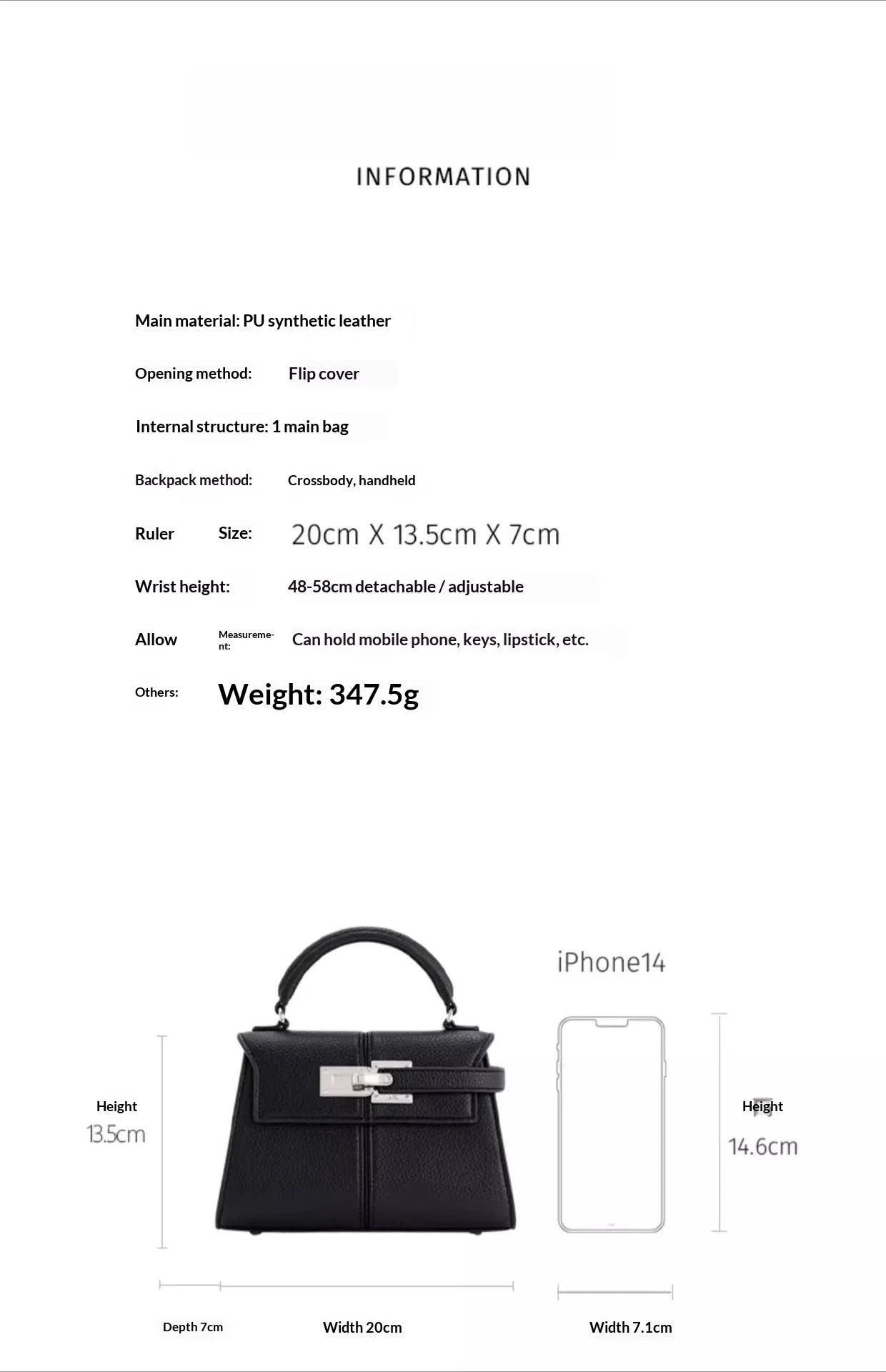 Structured Women’s Crossbody & Top Handle Bag