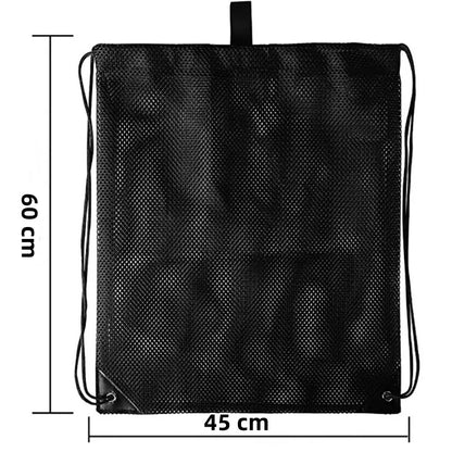 Heavy Duty Mesh Drawstring Sports Backpack