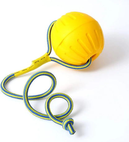 EVA Floating Dog Toy Ball with Pull Rope