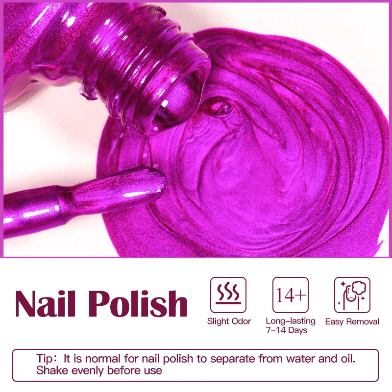 Mirror Metallic Nail Polish Set